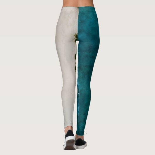 Wonderful Ocean Uitzicht Leggings (Achterkant)