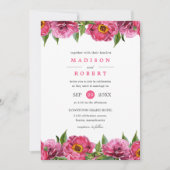 Wonderful roze magenta pinda's die het liefdevolle kaart (Voorkant)