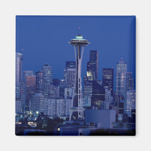 Wonderful Seattle Washington Downtown Space Needle Magneet