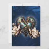 Wonderful steampunk heart kaart (Achterkant)