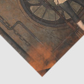 Wonderful steampunk lady tissuepapier (Detail)