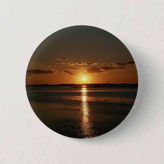 Wonderful Sunset Ronde Button 5,7 Cm (Voorkant)
