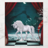 Wonderful unicorn wijn etiket (Enkel label)