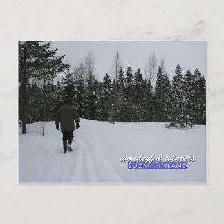 Wonderful Winters in Suomi Finland Briefkaart