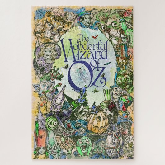 WONDERFUL WIZARD CLASSIQUE DE CARACTÈRE OZ PUZZLE (Vertical)