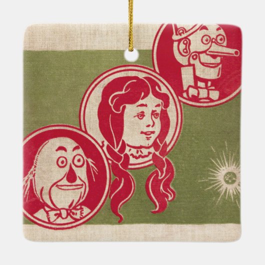 Wonderful Wizard of Oz Keramisch Ornament (Achterkant)