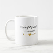 Wonderfully Made – Psalm 139:14 Mug (Gauche)