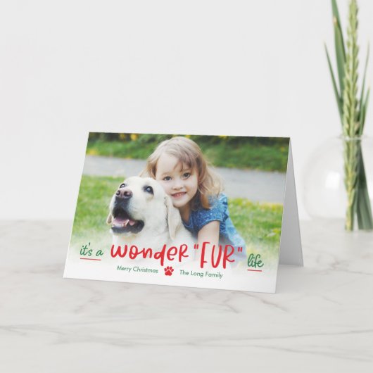 Wonderfur Life Animaux de compagnie Plié Carte de  (Devant)
