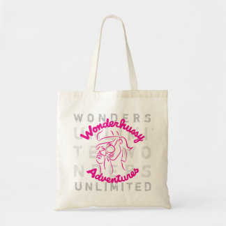Wonderhussy Adventures 'Wonders' Portret Tote Bag