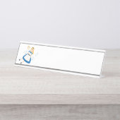 Wonderland Alice Bureau Naambordje (Voorkant)