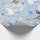 Wonderland Alice Pattern Cadeaupapier (Hoek)