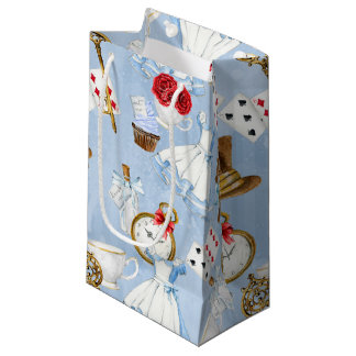 Wonderland Alice Pattern Klein Cadeauzakje
