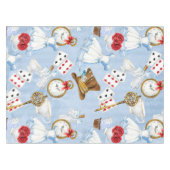 Wonderland Alice Pattern Tafelkleed (Voorkant (Horizontaal))