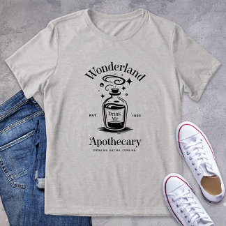 Wonderland Apotheker Logo Bookish Graphic Tri-Blend Shirt