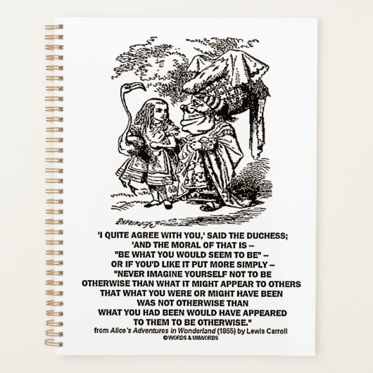 Wonderland Be Ce Que Vous Sembleriez Être Duchess (Devant)