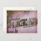 wonderland. briefkaart (Voorkant / Achterkant)