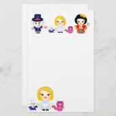Wonderland Briefpapier (Voorkant / Achterkant)