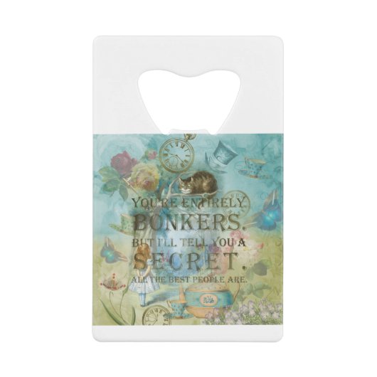 Wonderland - Citation de bonkers - Alice In Wonder (Devant)