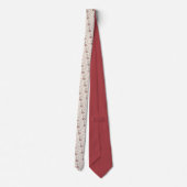 Wonderland Classic Pattern Necktie Tie Stropdas (Achterkant)