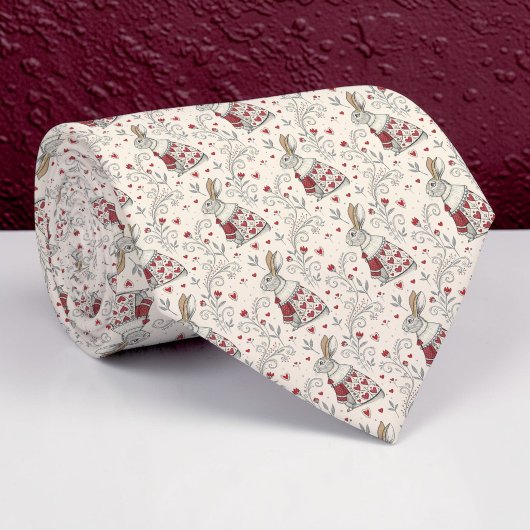 Wonderland Classic Pattern Necktie Tie Stropdas