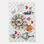 Wonderland Collage Theedoek (Verticaal)