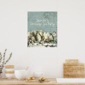  Wonderland Custom Tea Party Poster (Keuken)