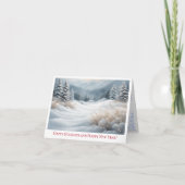 Wonderland en hiver | Carte de vacances et nouvell (Devant)