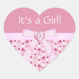 Wonderland Flamant rose rose Nouveau Bébé Stickers