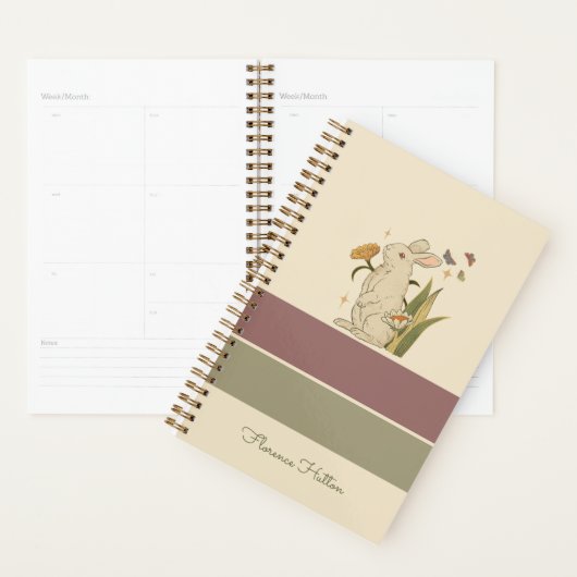 Wonderland Grey Konijn Planner (Display)