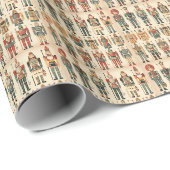 Wonderland Groen & Goud Notenkraker Ballet Cadeaupapier (Rol Hoek)