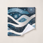 Wonderland hivernal Abstrait (Gant de toilette)