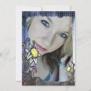 Wonderland Imaginaire Anniversaire Invitation