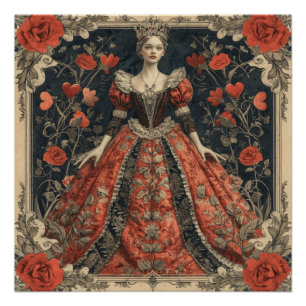Wonderland: Koningin van de Harten: Rode Monarch Perfect Poster