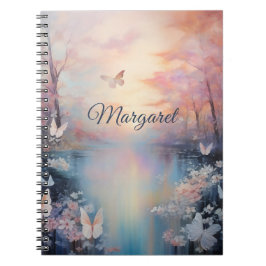 Wonderland Lake & Butterflies Personalized Notitieboek