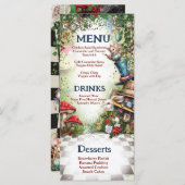 Wonderland Menu (Voorkant / Achterkant)