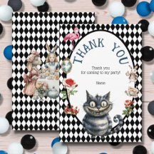 Wonderland met Zwarte Witte Diamanten Verjaardag