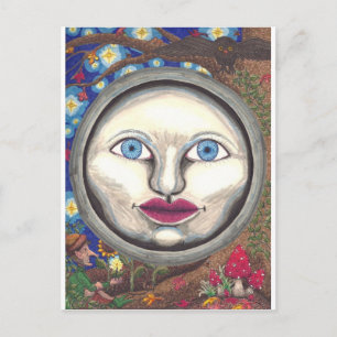 Wonderland Moon Briefkaart