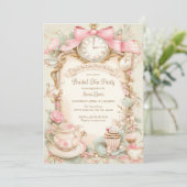 Wonderland nuptiale invitation, Alice invitation (Debout devant)