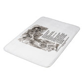 Wonderland op welke manier ik het citaat zou moete badmat (Gekanteld)