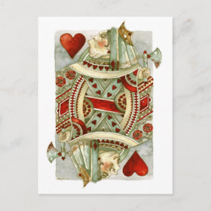 Wonderland Queen of Hearts Briefkaart