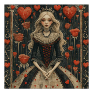 Wonderland Queen of Hearts: Heart Mistress Perfect Poster