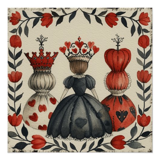Wonderland Queen of Hearts: Wonderland Rule Perfect Poster (Voorkant)