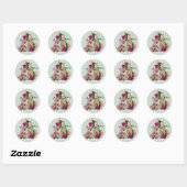 Wonderland Queen Ronde Sticker (Vel)