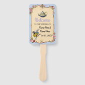 Wonderland Rabbit Trouwprogramma  Fan Handwaaier (Voorkant)