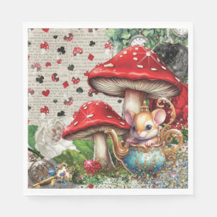 Wonderland Servetontwerp Servet
