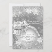 Wonderland Snowflake Party Invitations (Dos)