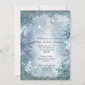 Wonderland Snowflake Party Invitations (Dos)