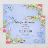 Wonderland Storybook Baby shower Invitation (Devant / Derrière)