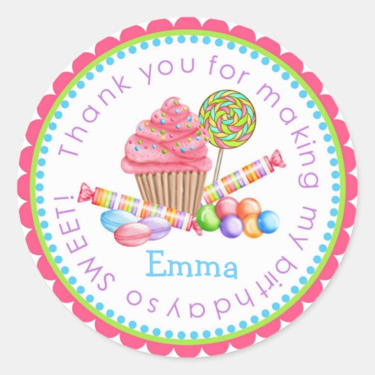 Wonderland Sweet Shoppe Stickers (Voorkant)