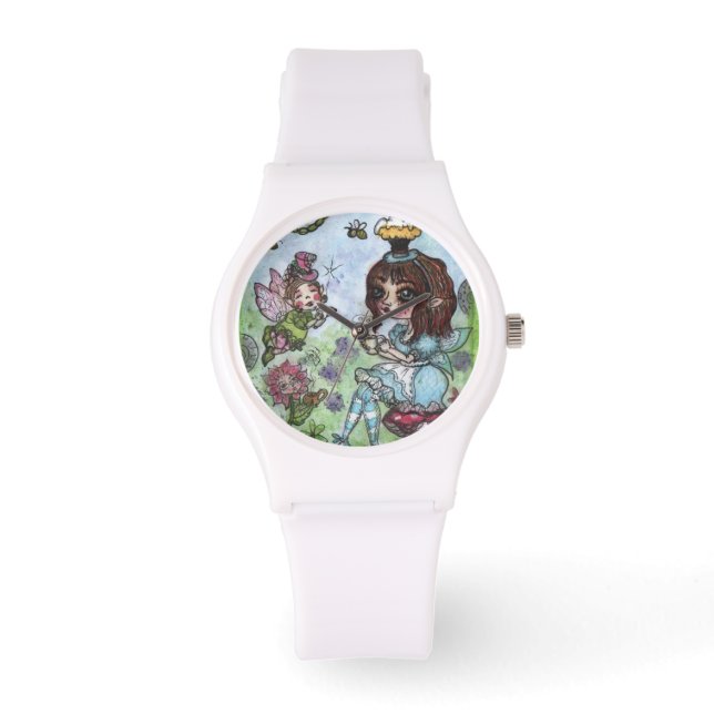 Wonderland Tea Party Horloge (Voorkant)